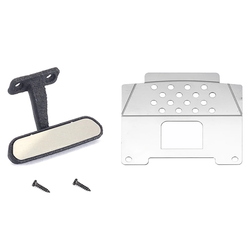 

2 комплекта радиоуправляемых запчастей для автомобиля: 1 Набор для имитации зеркала заднего вида и 1 набор металлических защитных осей для ш...