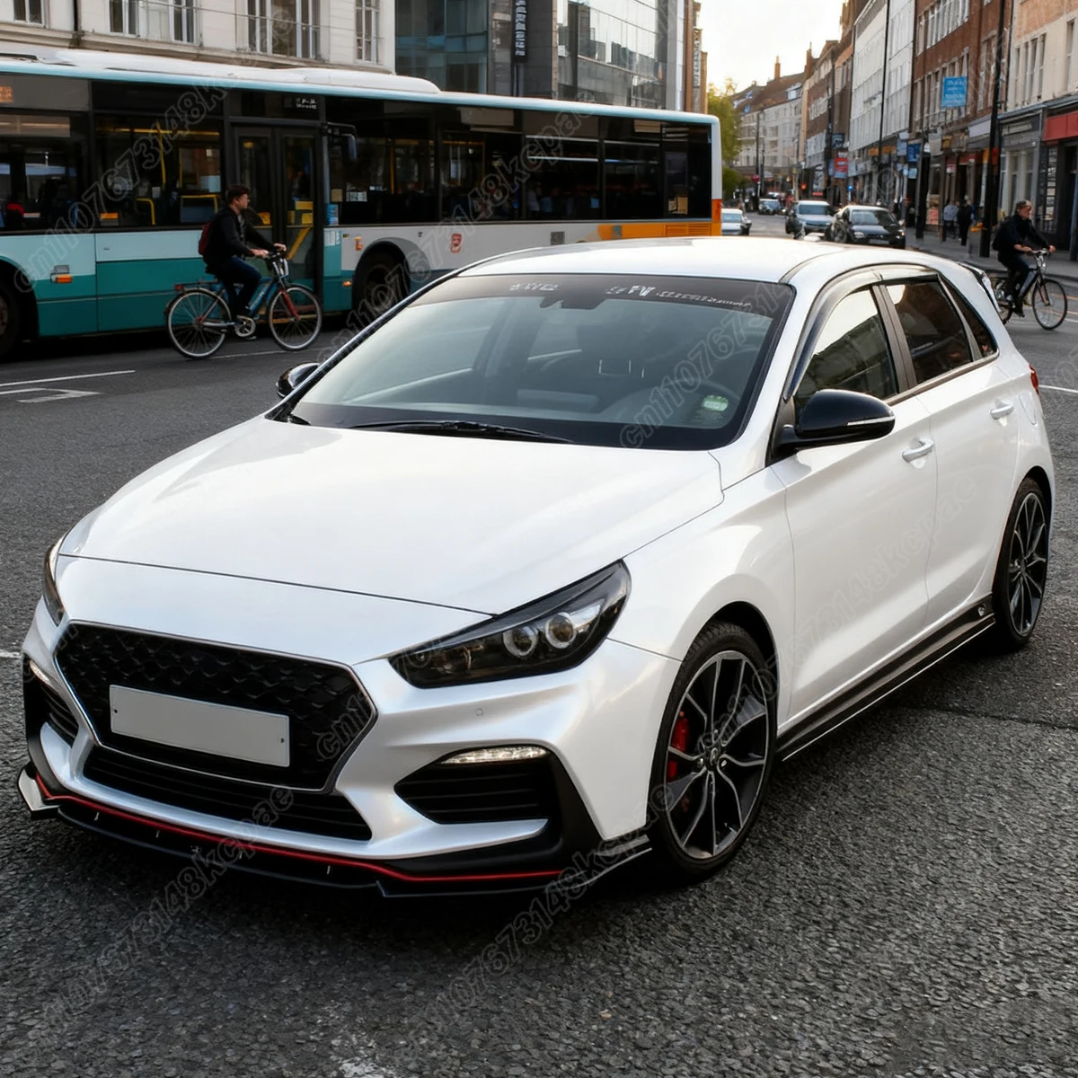 Фото Для Hyundai i30N N-Line RS Active Performance 2017 2018 2019 2020 автомобильные фары, брови, передняя противотуманная фара, комплект кузова №4