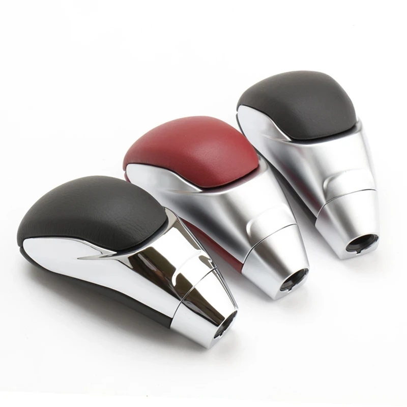 

For Mazda 3 5 6 8 MX 5 CX 5 CX 7 CX9 Genuine Leather Gear Shift Knob Stick Lever Head Gearbox Handles Automatic Car ABS Plating