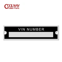 blank or engraved aluminum id tag vin serial plate vehicle identification number 95 x 25mm motorbike caravan rv camper parts