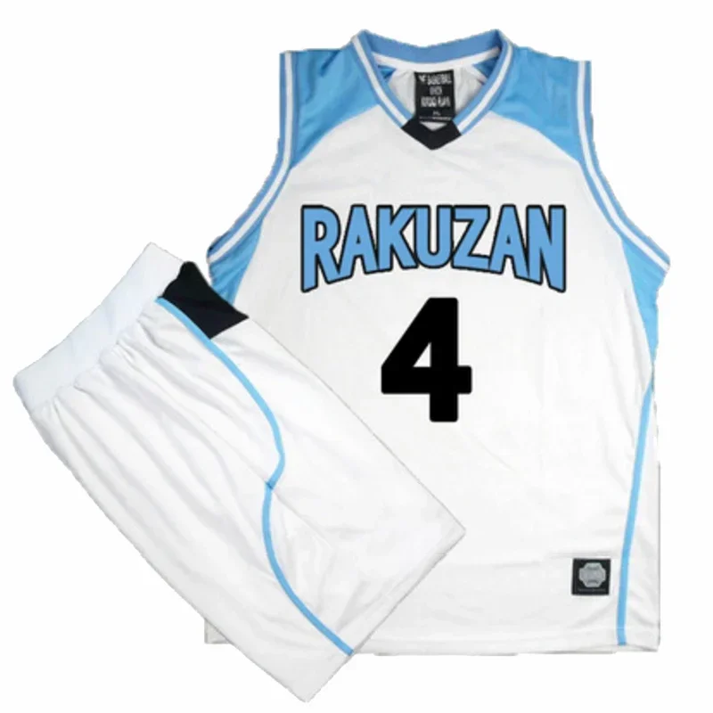 Akashi Seijuro Basuke аниме Kuroko No Basket косплей Rakuzan футболка для средней школы спортивный