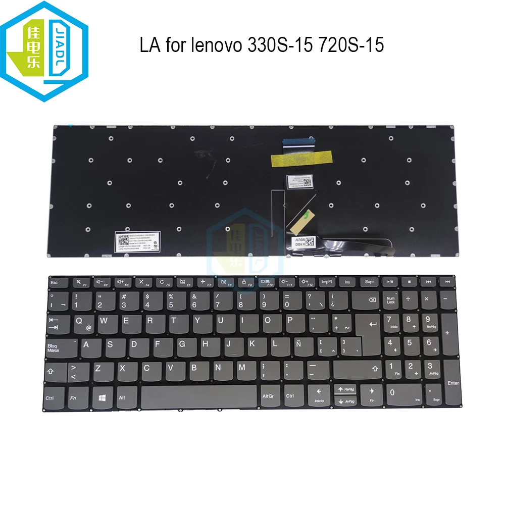 

New Latin keyboards for Lenovo Ideapad 330S-15ARR 330S-15AST 330S-15IKB 330S-15 720S 15ISK 720S-15IKB LA fit Spanish Keyboard