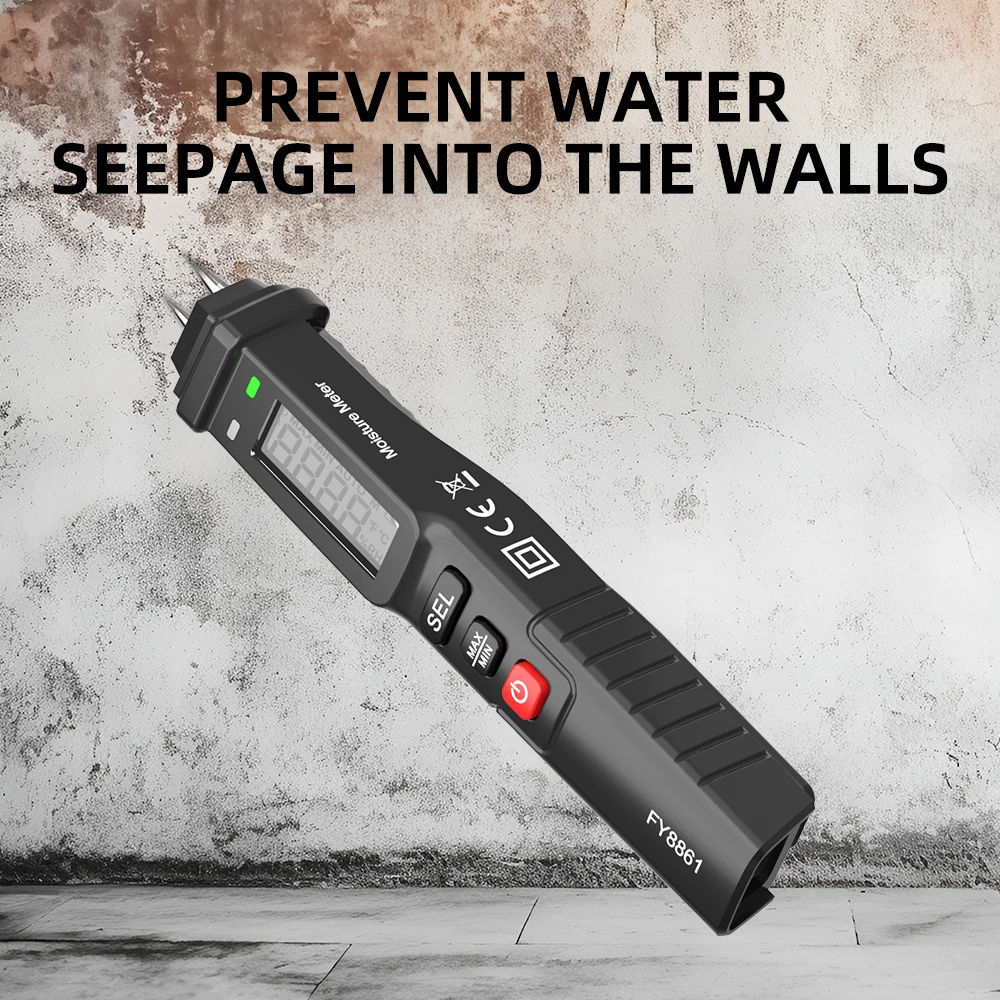 Цифровой измеритель влажности MASTFUYI профессиональный портативный гигрометр для