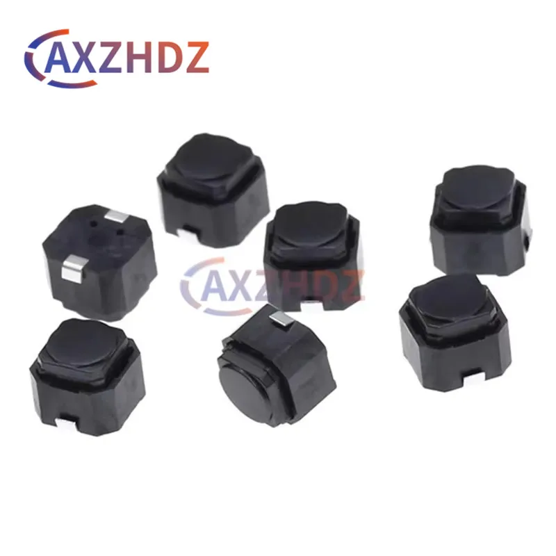 

50 шт. тактовый переключатель 6*6*5 мм, бесшумный переключатель, силиконовая клавиатура, кнопочный переключатель 6X6X5 мм, 2 контакта, бесшумные переключатели