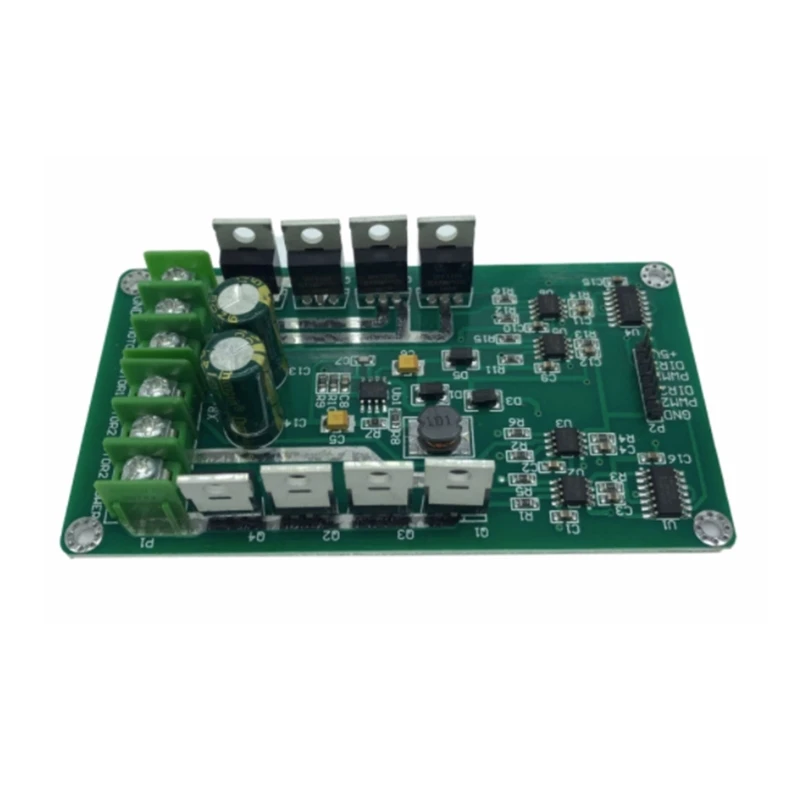 

H4GA Dual Motor Driver Module Board H-bridge DCMOSFET IRF3205 3-36V10A 30A Motor Driver Board with Brake Function