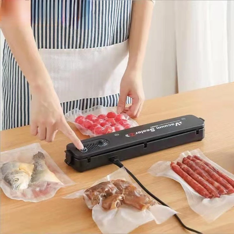 

Household Small Food Automatic Vacuum Sealing Machine Plastic Sealing Machine Vacuum Machine Sealing and Preservation Machine