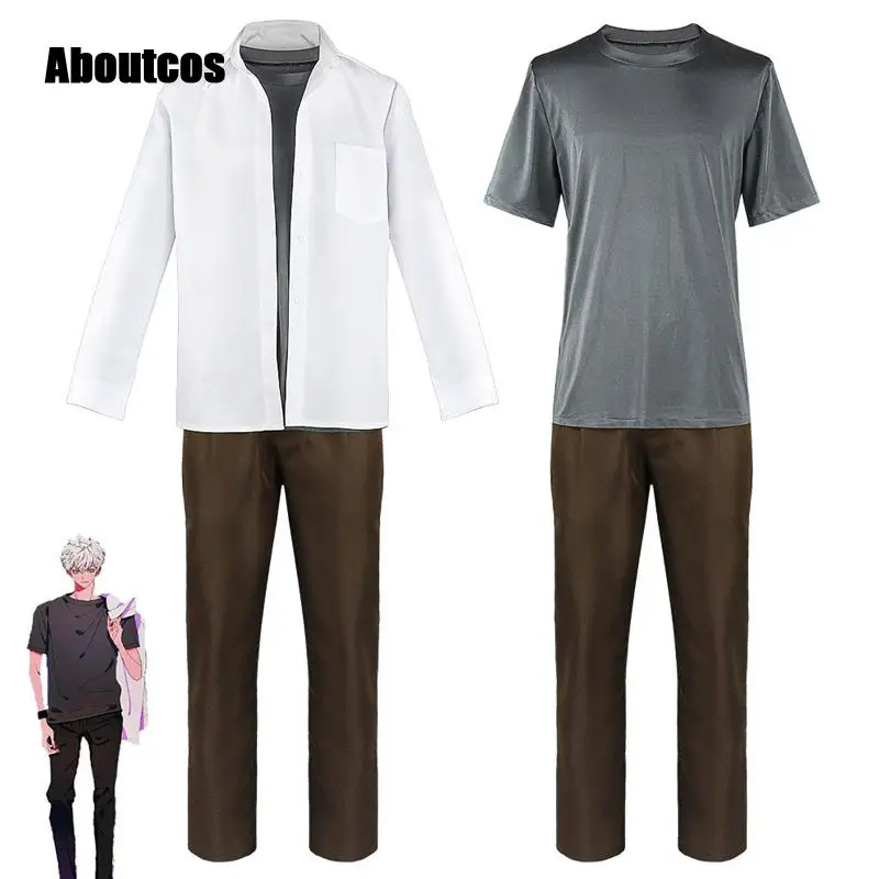 

Aboutcos Anime Time Agent Cheng Xiaoshi Lu Guang Cosplay Costume Blouse Outfit Halloween Uniform Full Set For Adult Christmas