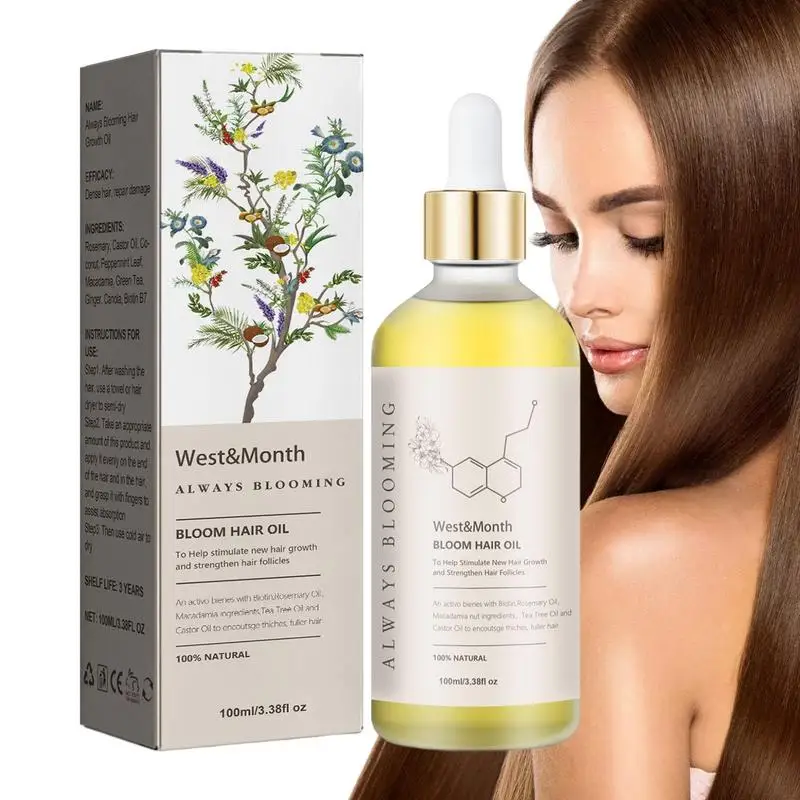 

Rosemary Oil 100ml Hair Growth Oil For Thinning Hair Strengthen Care Nourishing Hair Care Essence Conditioner Preventing Hair