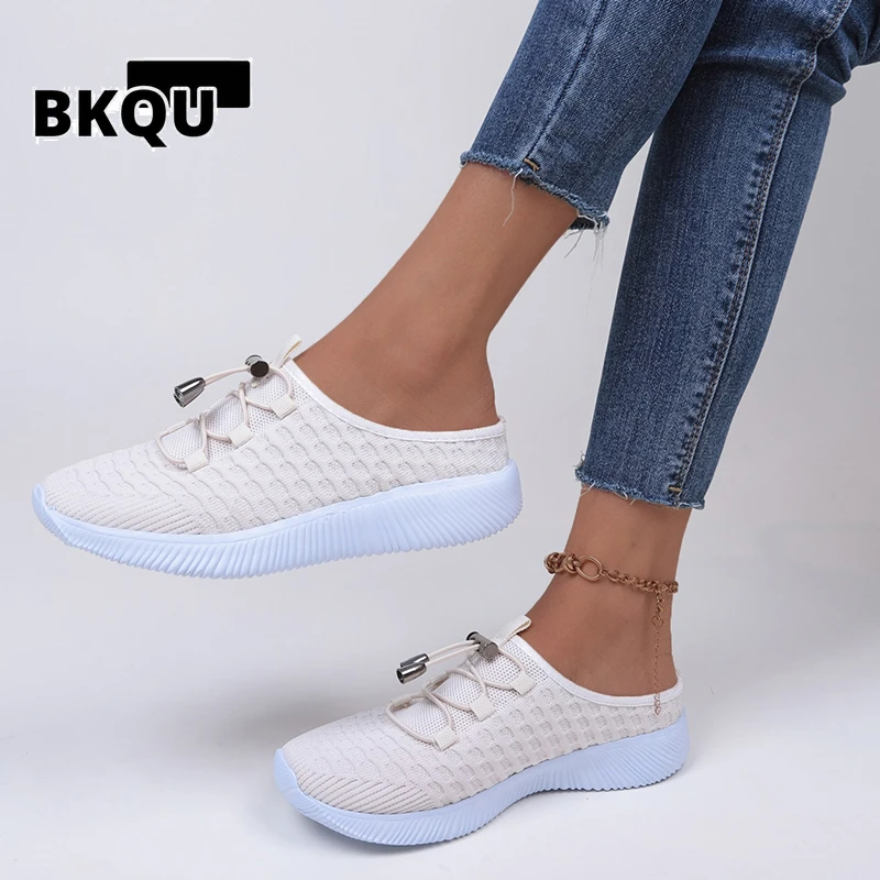 

Кроссовки женские для бега, летняя дышащая Спортивная обувь для улицы, удобная повседневная обувь для отдыха, размер 43