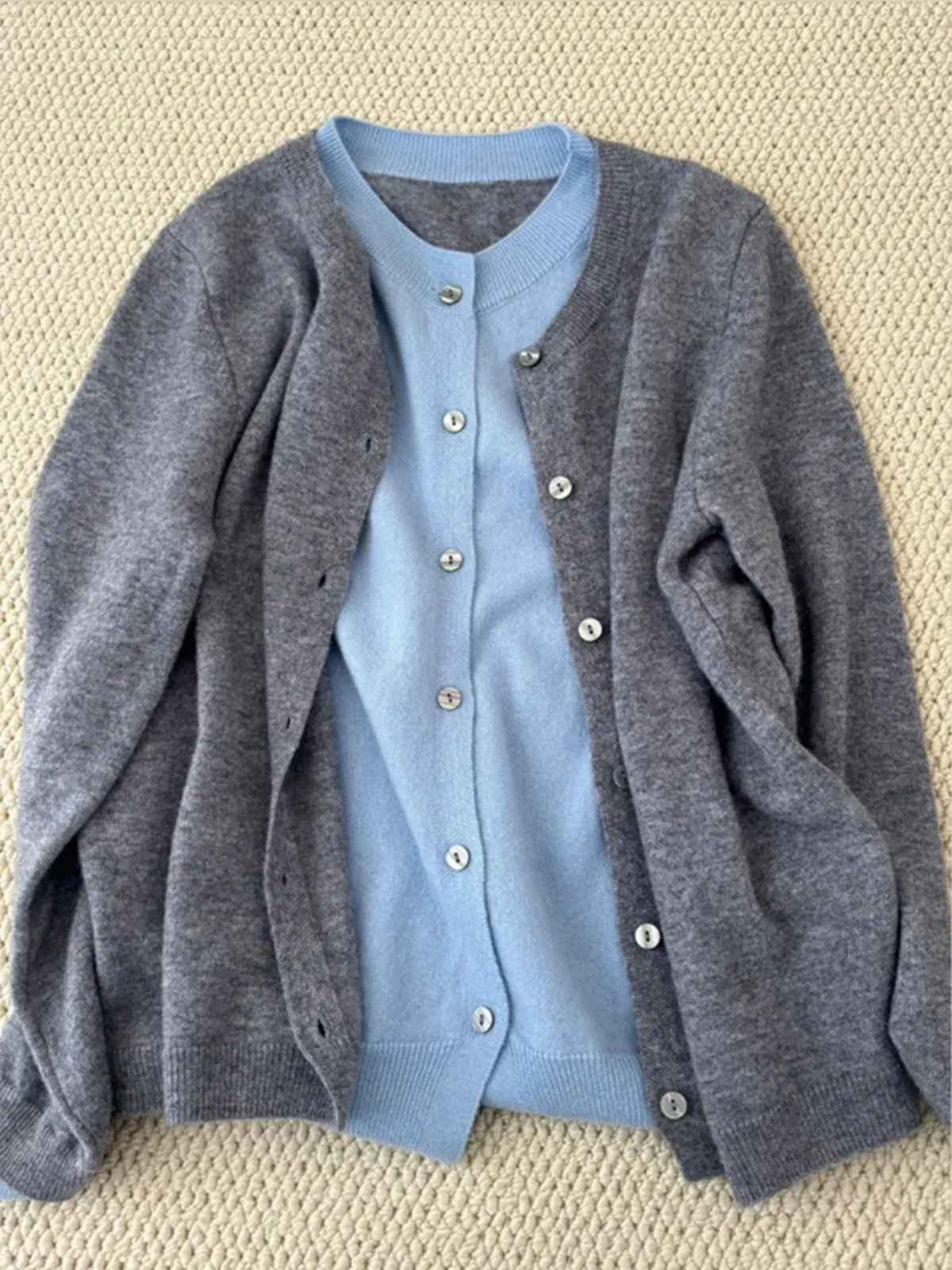 Корейская серия шикарный высококачественный Контрастный ЦВЕТНОЙ свитер верхняя