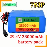 2022100 new 7s3p 18650 battery lithium battery 29 4v 28000mah electric bicycle moped electric lithium ion battery pack