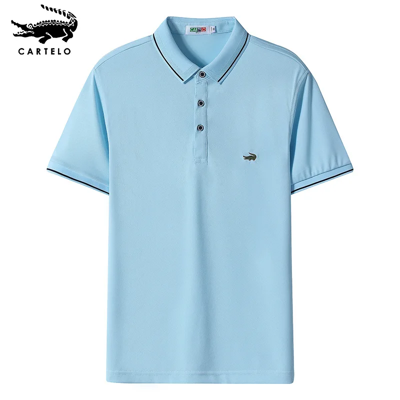 

Cartelo men's formal T-shirt work high quality T-shirt 2022 gift for father