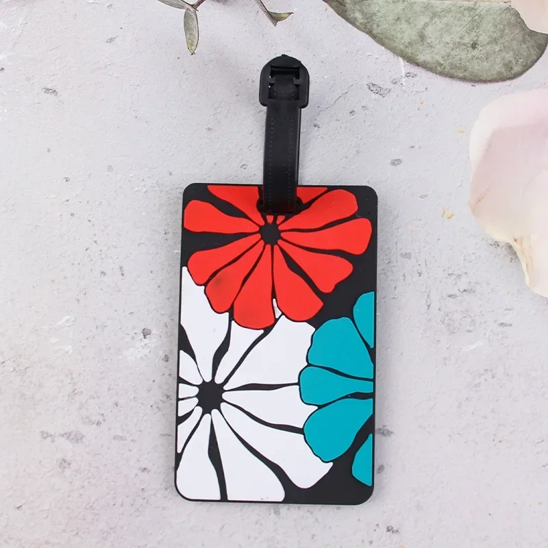 Багажные бирки из ПВХ с геометрическим принтом посадочные проходимости багажная