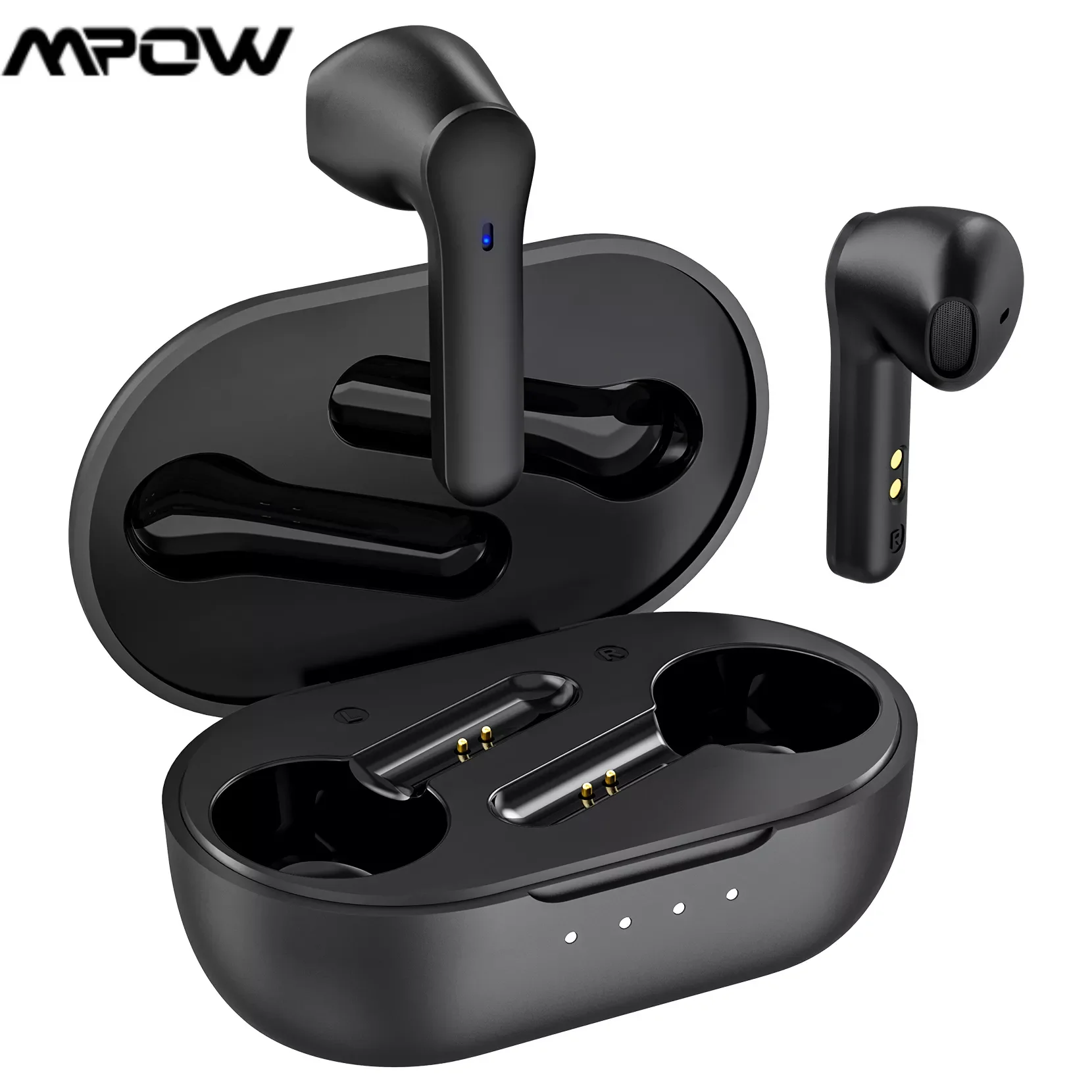 

Mpow MX3/MX1 Bluetooth 5.0 Earbuds USB-C,25H Playtime Wireless Earphones w/Hi-Fi Stereo Sound, IPX7 Waterproof for Sports/Work