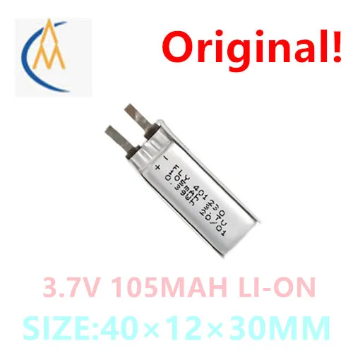 buy more will cheap 401230-105mah 3.7V polymer battery reading pen recording pen intelligent wearing Bluetooth LED flashlight