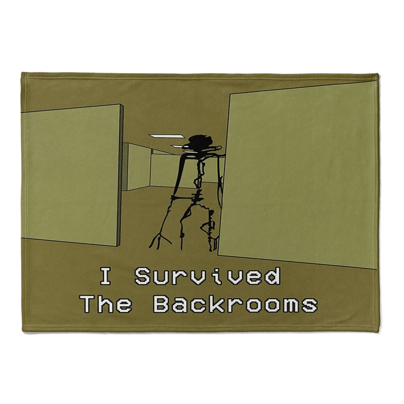 Фото Gaslight Gatekeep Girlboss I Survived The Backrooms Плед для женщин, мужчин, девочек, мальчиков, детей, домашних животных, собак, кошек, дивана, кровати №1