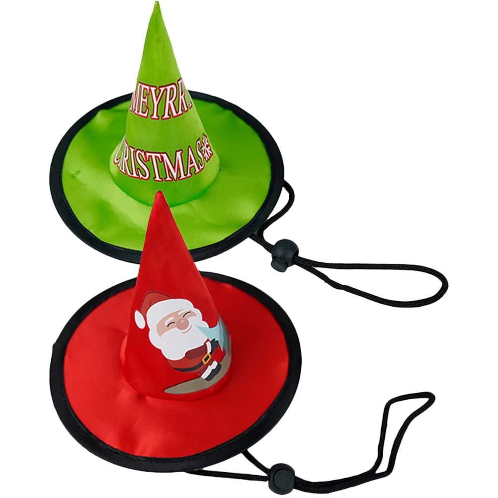 

Pet Hat Xmas Cone Hats Headdress Decorations Caps Cat Decor Costume Accessories Decorative