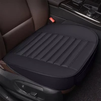 suv trucks car seat cover pu leather car front seat cover filling bamboo char coal front seat protector works auto accessories