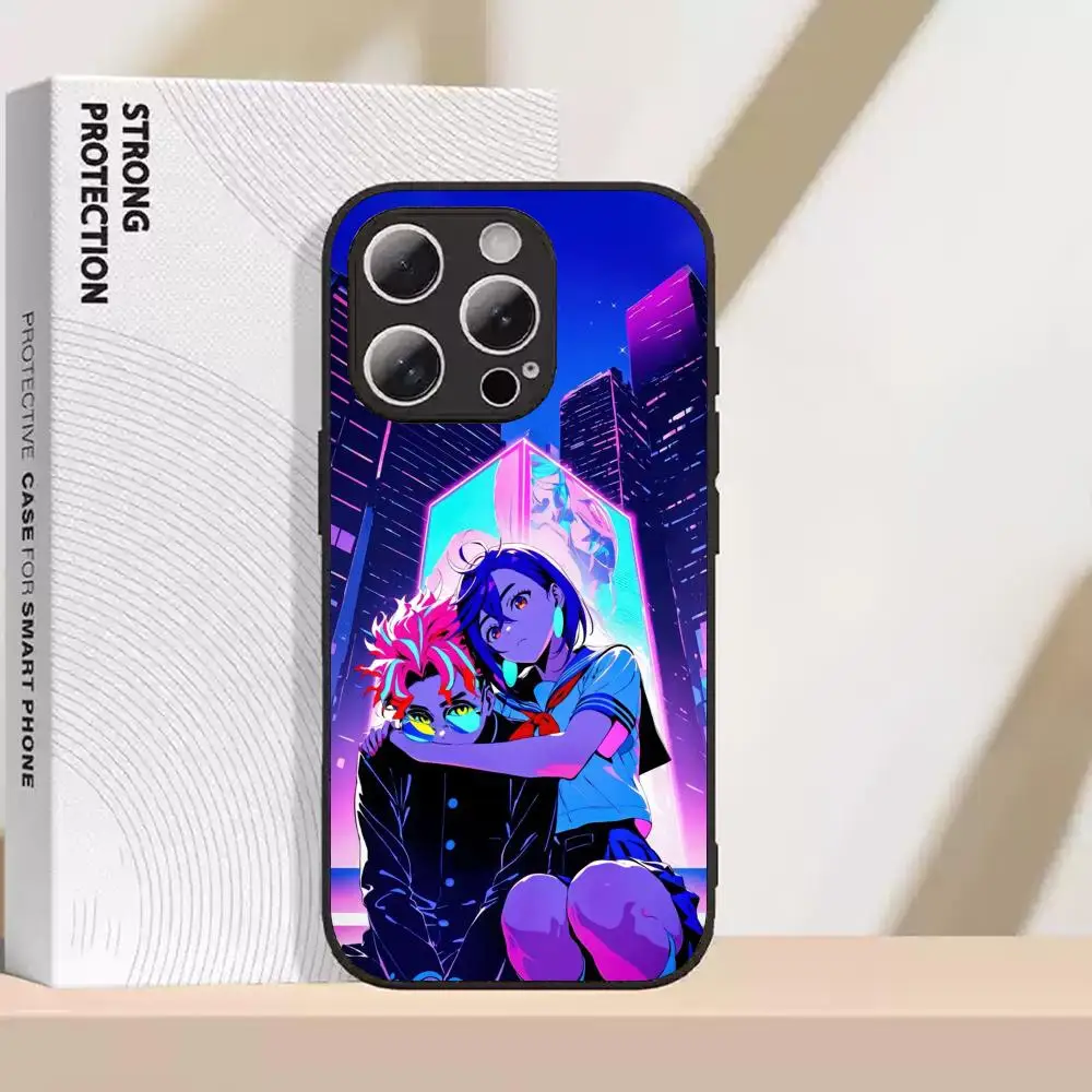 Фото Горячая новинка: Чехол DanDaDan Anime для iPhone 17, 16, 15, 14, 13, 12, 11 Plus Pro Max — Элитный, роскошный, из овчины, с поддержкой MagSafe №3