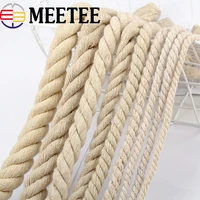 510m eco friendly durable natural cotton cord high tenacity twisted rope bag decor diy home textile accessories ky338