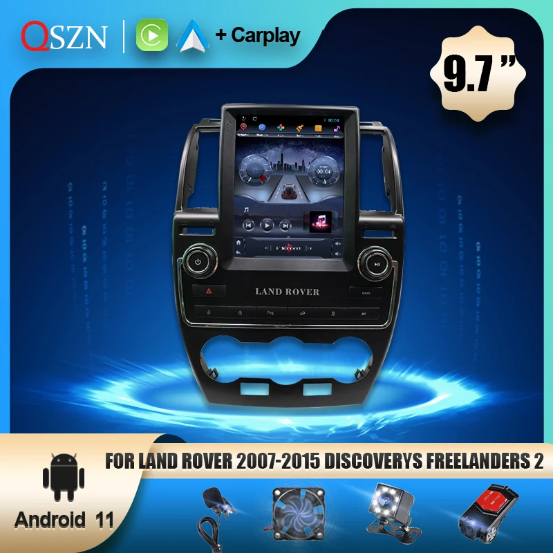 

QSZN 9.7" Car Radio For Land Rover Freelander 2 2007-2015 For DVD Tesla GPS Video Multimedia Player Carplay Auto Head Unit