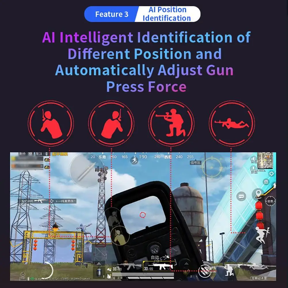 

M16 Keyboard Mouse Converter Adapter Eating-chicken Game For Peace Automatic Pressure-gun Auxiliary Controller For Android new