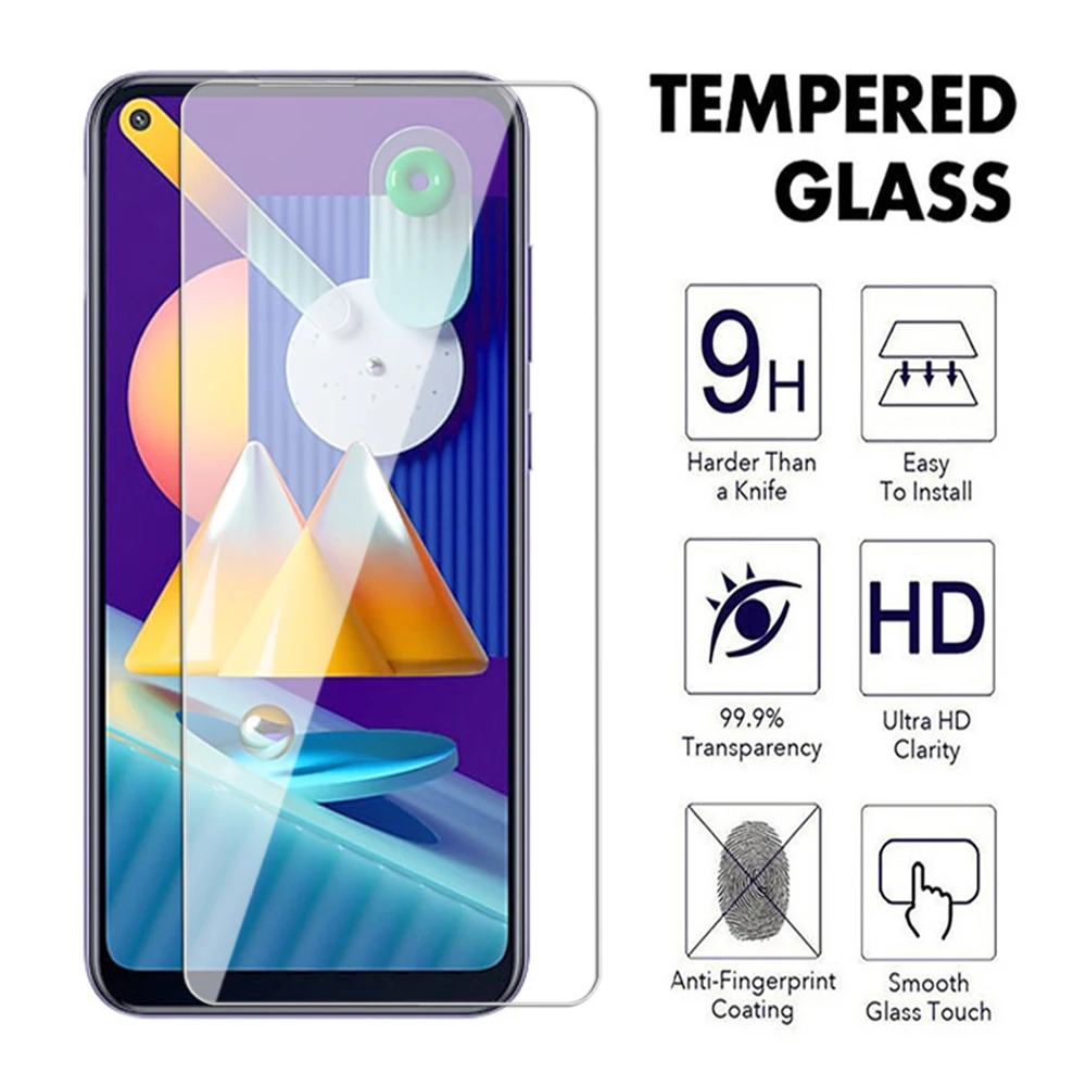 Закаленное стекло для Samsung Galaxy M11 M12 M13 M14 4G 5G A11 A12 A13 ...
