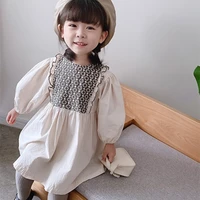 girl dress%c2%a0party evening gown cotton skirts 2022 graceful spring summer flower girl dress vestido robe fille home kids baby chil