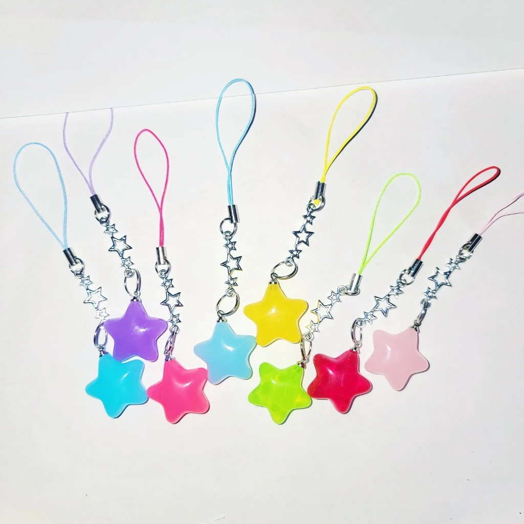 Яркие Подвески из сплава с пятиконечными звездами бирки для изготовления