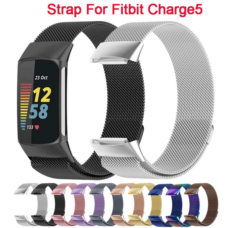 

Магнитный ремешок из нержавеющей стали для Fitbit Charge 5