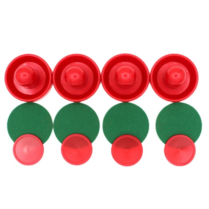 

4Pcs/96Mm Air Hockey Thruster Air Hockey Table Mallet Goalkeeper With Flannel 94Mm 4 Pieces Ball Pieces 64Mm 4 Pieces