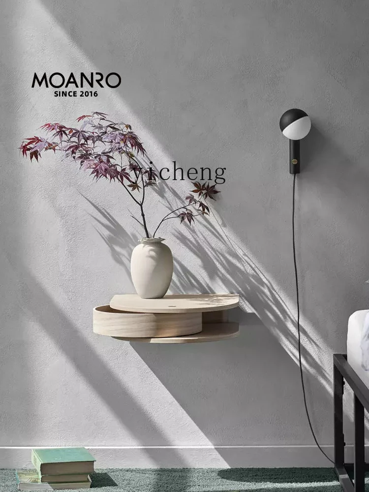 Подвесной прикроватный столик ZC полка настенный подвесной шкаф для спальни