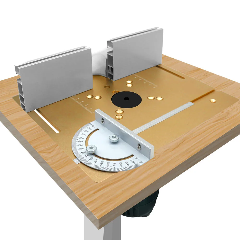 

Многофункциональный алюминиевый фрезерный стол, вставная пластина для деревообработки, флип-пластина для рабочих стендов, фрезерная пластина