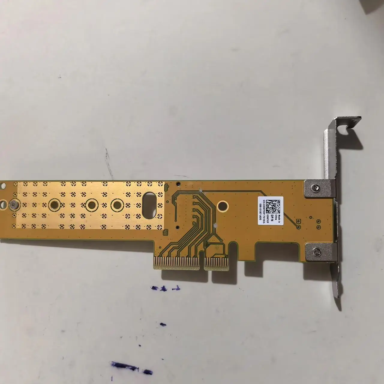 Оригинальная карта расширения 5W7KP 05W7KP Dell T3460 7000SFF 7010SFF 7090SFF M.2 NVME