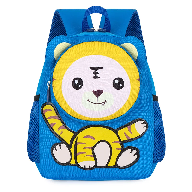 Детский школьный ранец с мультяшным милым тигром, легкий дорожный рюкзак для мальчиков и девочек в стиле аниме для детского сада 
