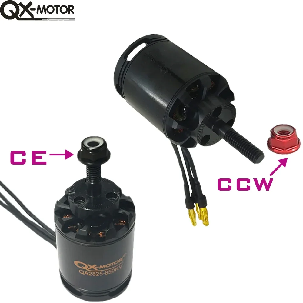 QX-MOROT QA2825 бесщеточный двигатель 700KV 800KV 850KV CW/CCW оснащенный 60A ESC подходит для