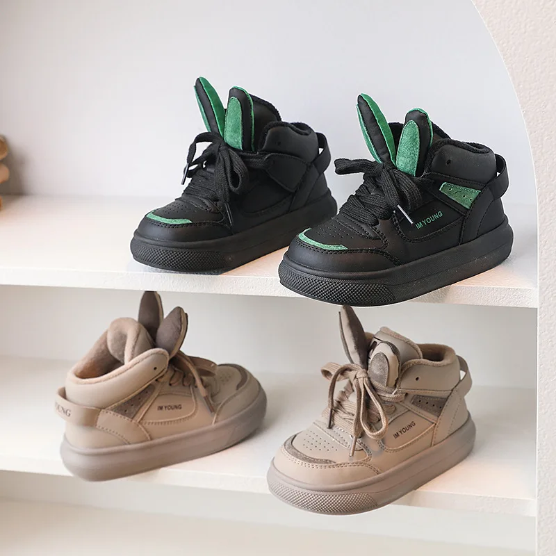 

Детские повседневные теплые зимние кроссовки для малышей, детские Нескользящие кроссовки из хлопка, для мальчиков и девочек, детская утепленная флисовая обувь