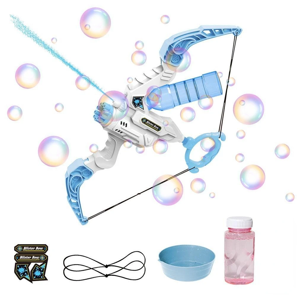 Bubble Machine Bow and Arrow 2 in 1 -2022 Summer Kids Soap Automatic Outdoor Toys Boys Girls on. -> Мыльная автоматическая снарядная машина "Bubble Machine Bow and Arrow 2 в 1 -2022 летние детские игрушки на открытом воздухе для мальчиков и девоче