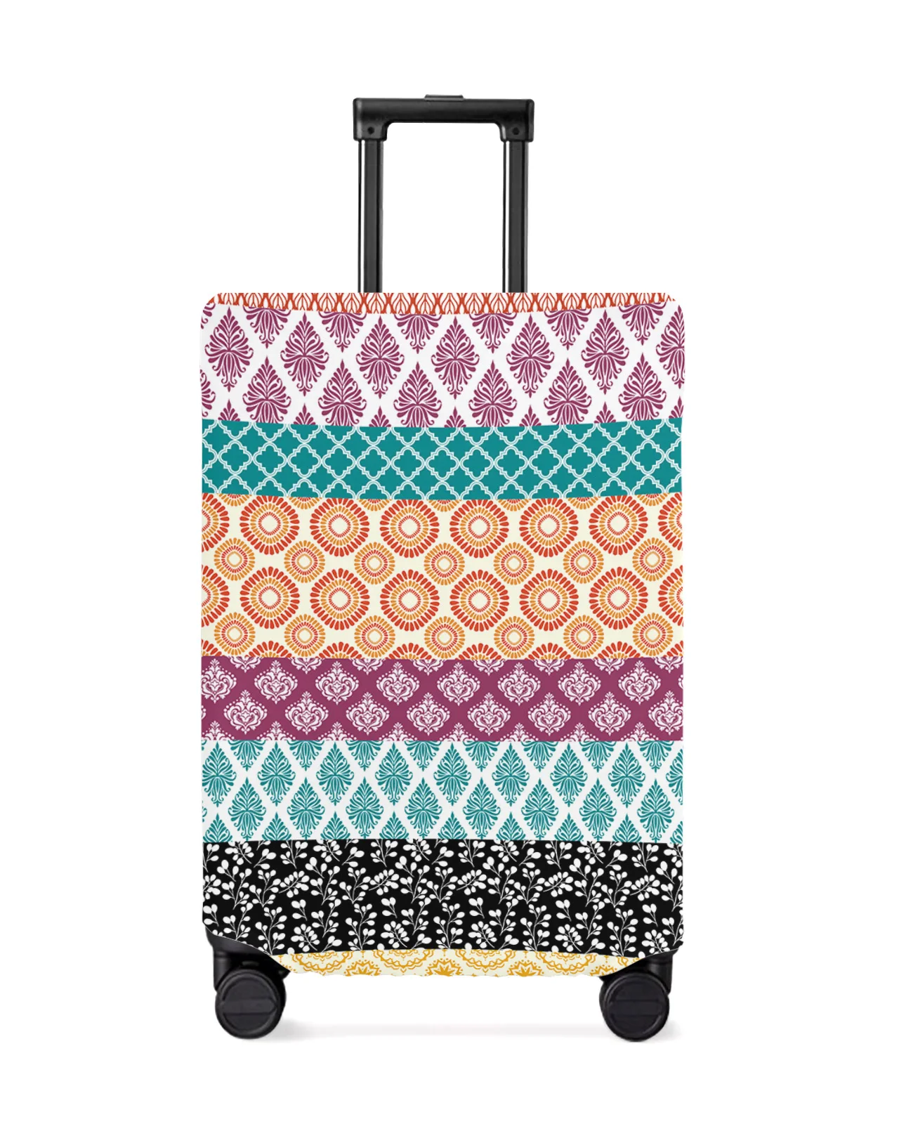 

Bohemian Geometric Stripes Travel Luggage Cover Elastic Baggage Cover For 18-32 Inch Suitcase Case Dust Cover Travel Accessories