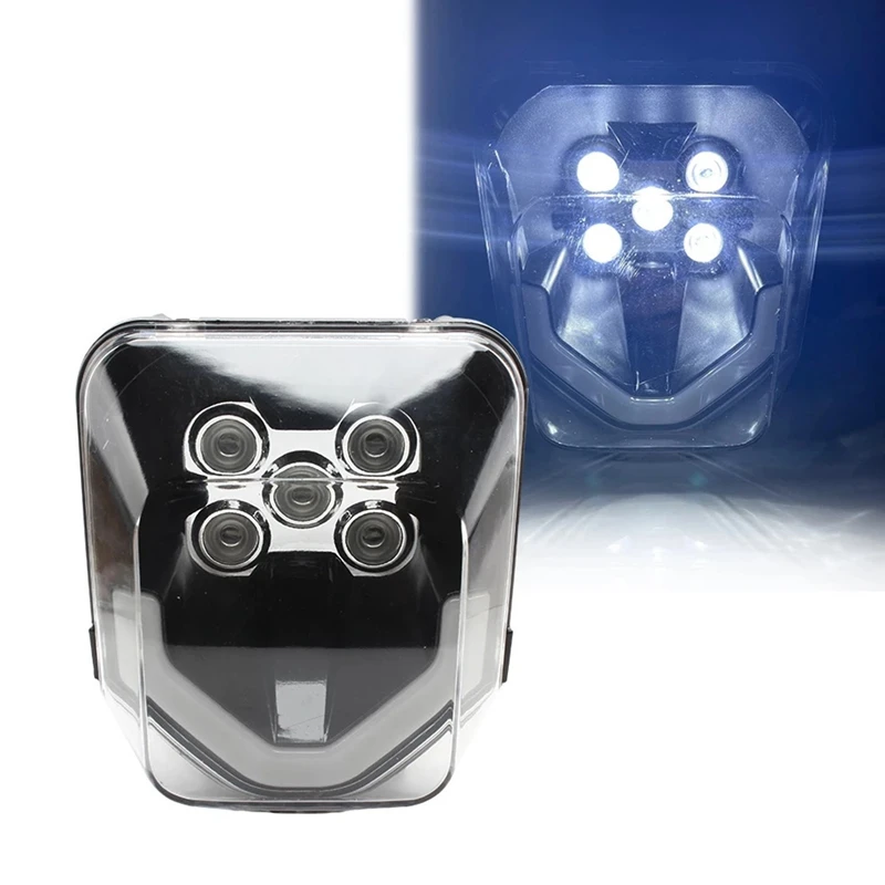 

Motorcycle LED Headlight Head Light Lamp Wick For Husqvarna FC FE TE TC 125 250 300 350 450 501 701 250I 300I