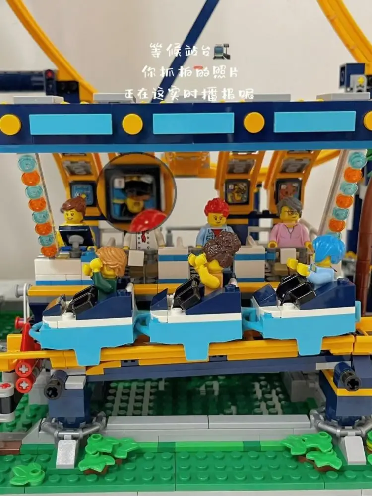 Китайский конструктор роликовые американские горки Сборная модель для взрослых