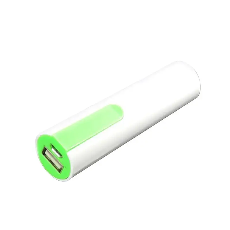 

Портативный высокоэффективный Мобильный Внешний аккумулятор USB 18650 Компактное зарядное устройство для телефона (зеленый)