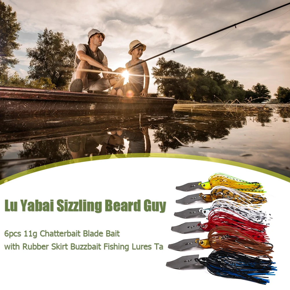 

6 шт., металлические приманки с блестками, 11 г