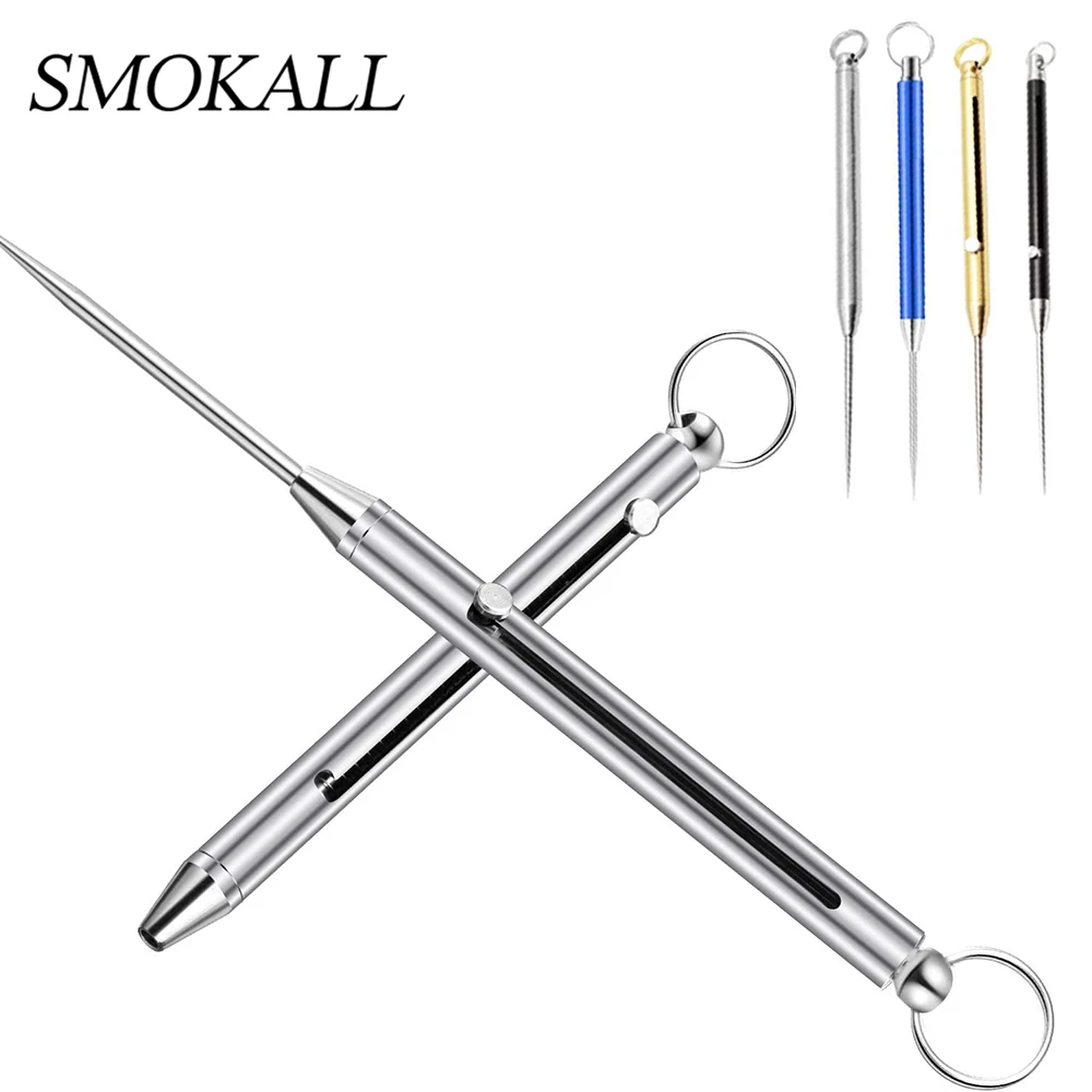 

Stainless Steel Toothpick Travel Outdoor Camping Multifunctional Toothpick Fruit Fork Tooth Home Cleaning Accessory Dental Floss