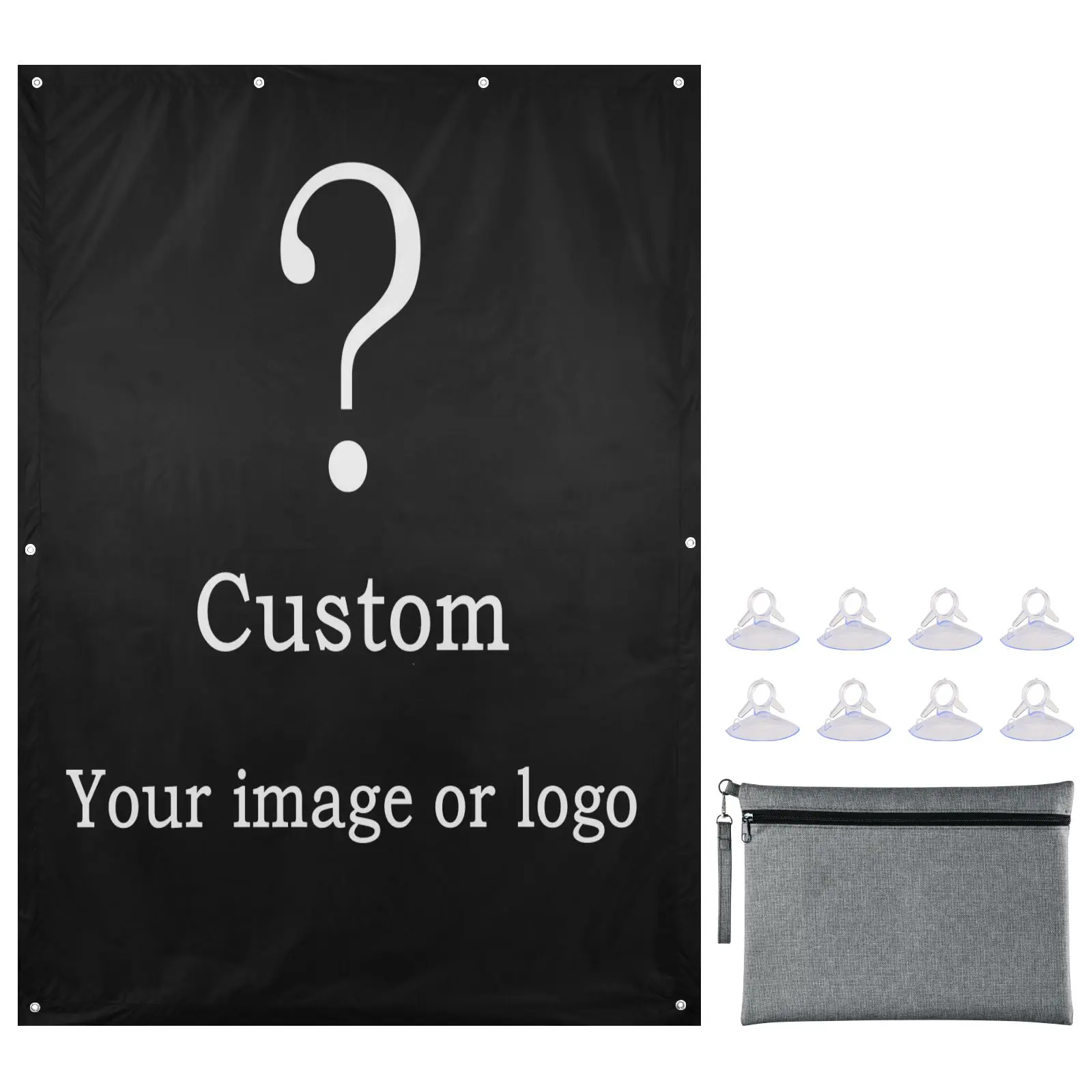

Travel Portable Adjustable Blackout Curtain Custom Pattern Blind Window Cover UV Protection Light Blocking Curtain Easy Install