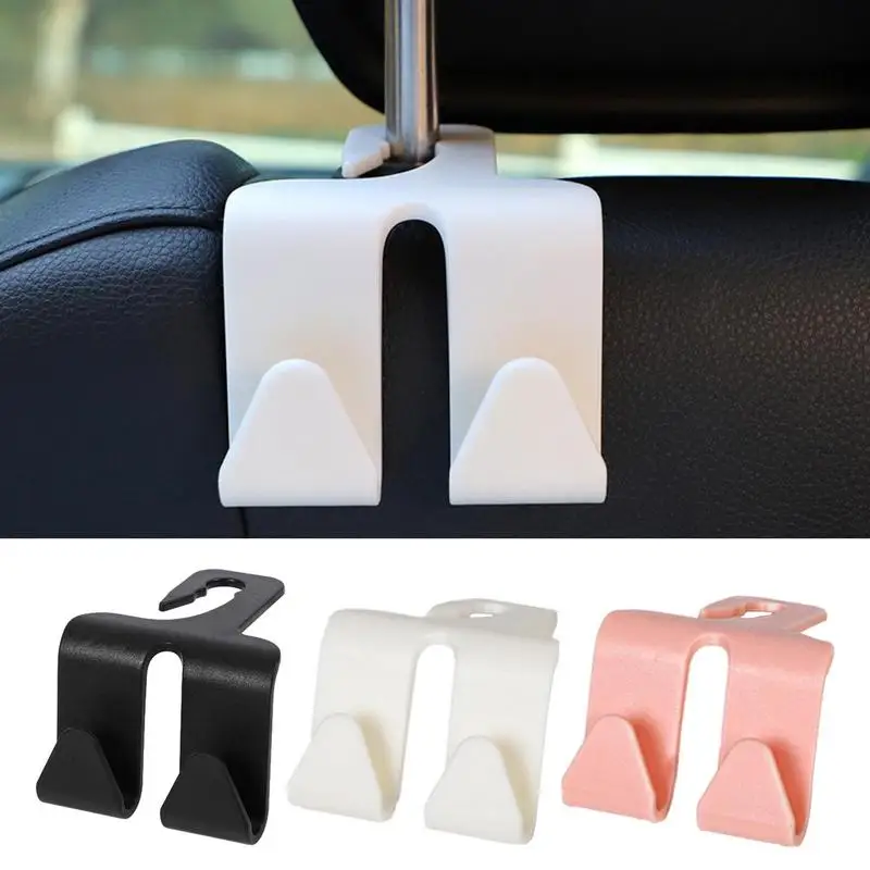 

Universal Car Headrest Hook Multifunctional U-Shaped Back Seat Organizer Clip Car Storage Hanger For Bags Coats Grocery Umbrella