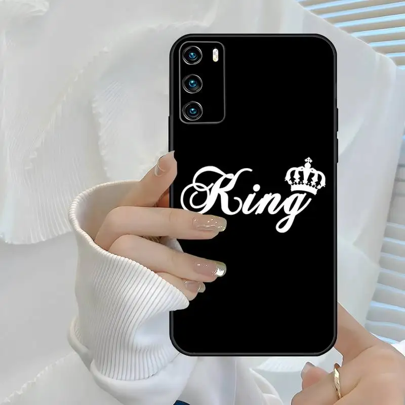 Чехол King Queen для телефона Huawei P 40 30 20 10 Plus Lite Psmart 2019 2020 Y5 Prime 2018 Y6 Y5II Y6P Y8S Y8P |