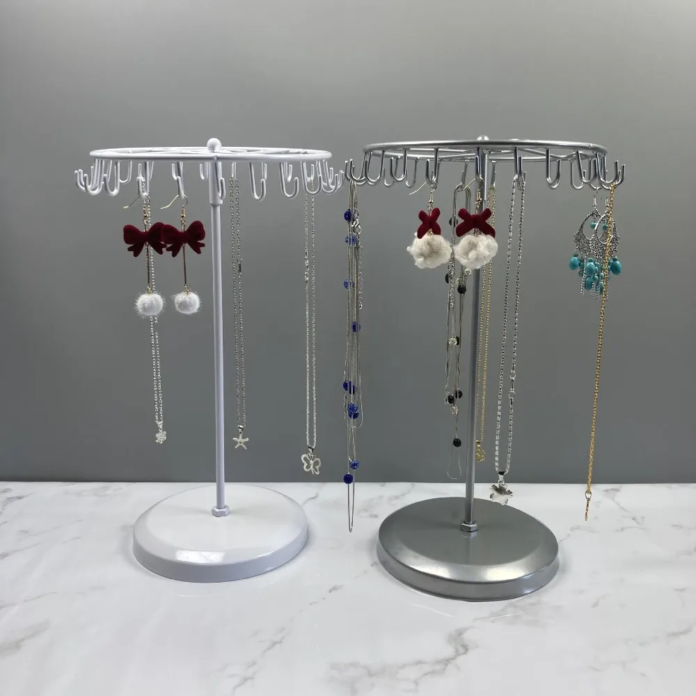 Металлический вращающийся держатель для ожерелья винтажная железная