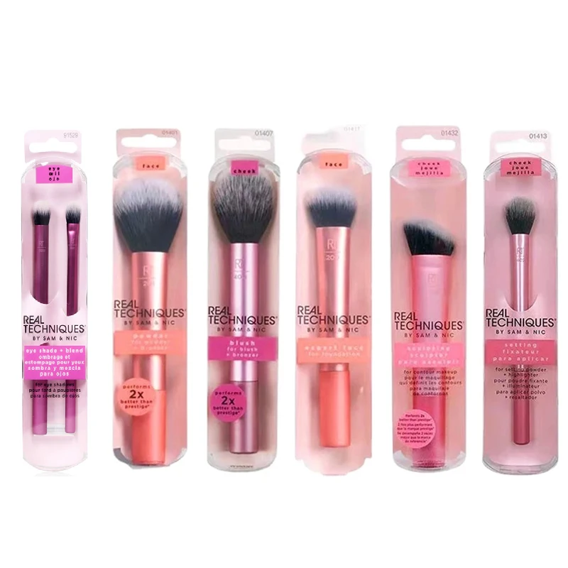 

Real Techniques Makeup Brush Set with Sponge Eye Shadow Brush Set Foundation Brush Beauty Tools