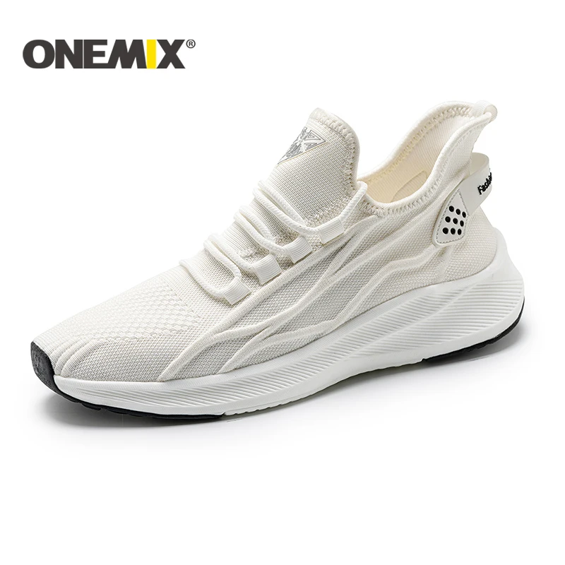 

ONEMIX 2022 Men's Road Running Shoes Breathable Mesh Lightweight Sneakers Outdoor Walking Women Trekking Shoes Tennis Shoes Men